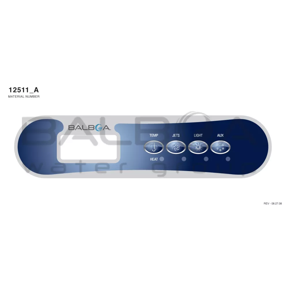 Clavier de commande TP400T - Balboa