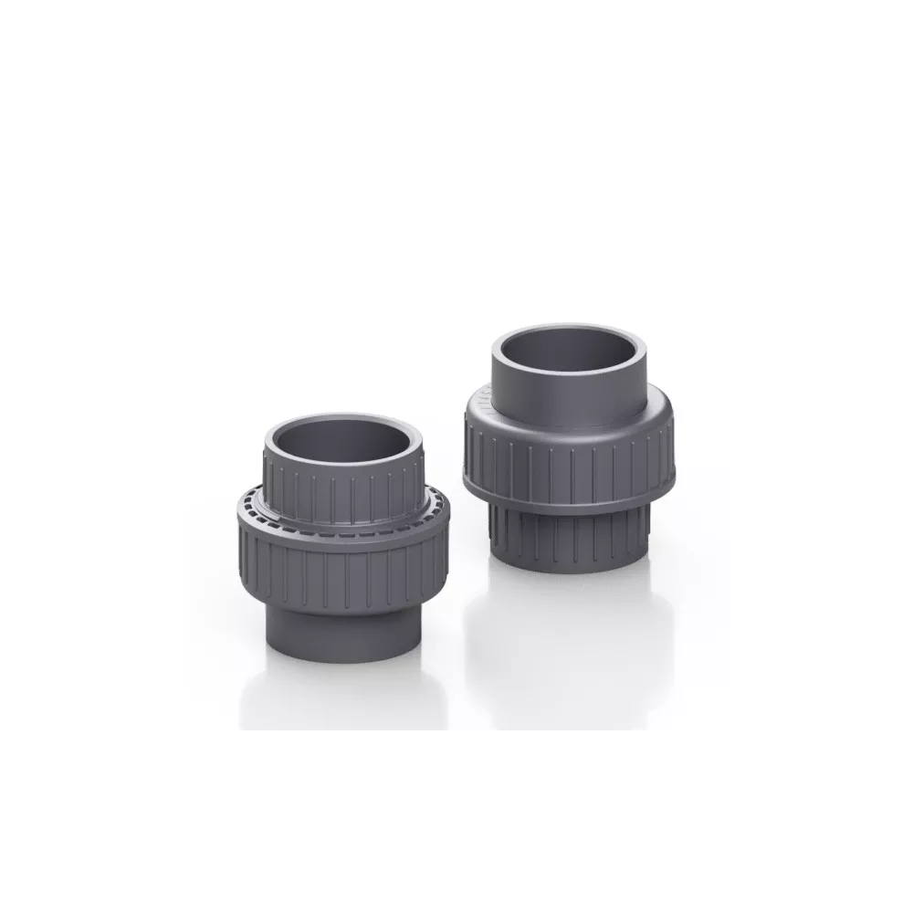 Raccord union d32 Union 3 pièces Raccordements femelles en 1" (32)m...