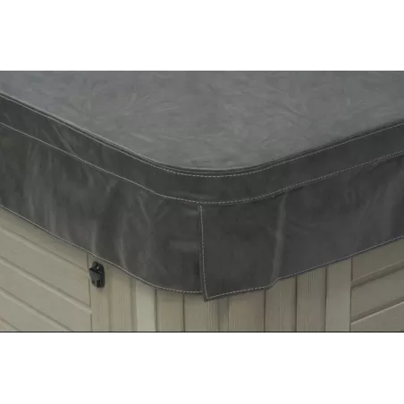 Couverture de spa 229 x 106cm Rayon 30cm - Charcoal Épaisseur isola...