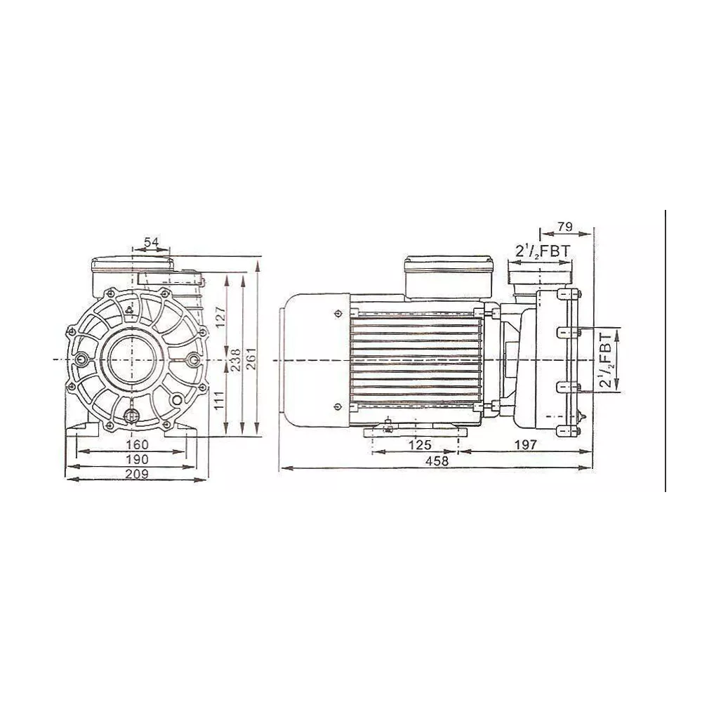 Corps de pompe pour WP500