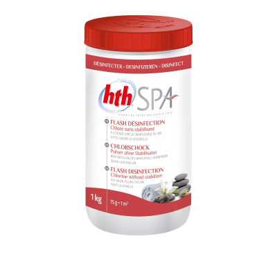hth® - Spa Flash désinfection - Chlore sans stabilisant