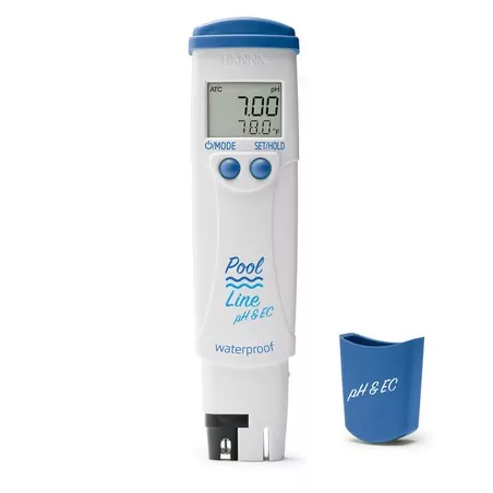 Pool Line Kombi-Tester für pH/Leitfähigkeit/TDS/C°, hoher Messberei...
