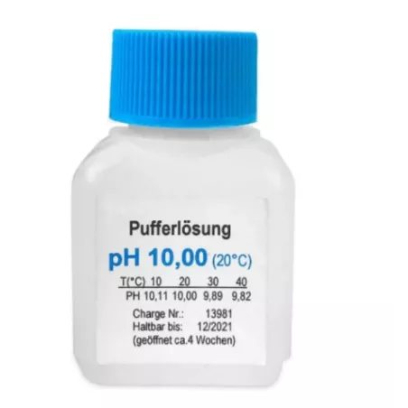 Réactif de vérification pH10 (20°C) 50ml Solution pour la calibrati...