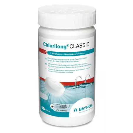 Chlorilong Classic Bayrol 1.25 kg Galets de 250g de chlore à dissol...