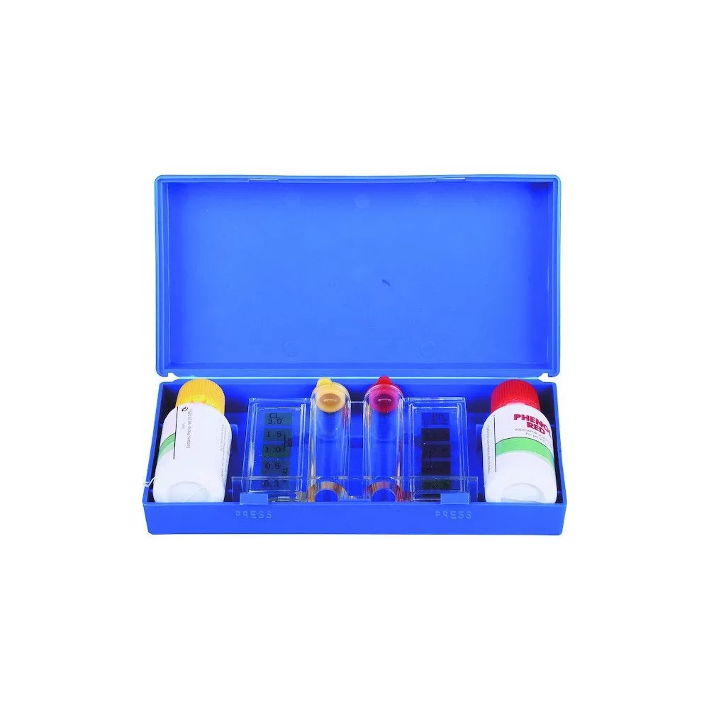 PH- und Chlor-Analyseset in Tropfenform