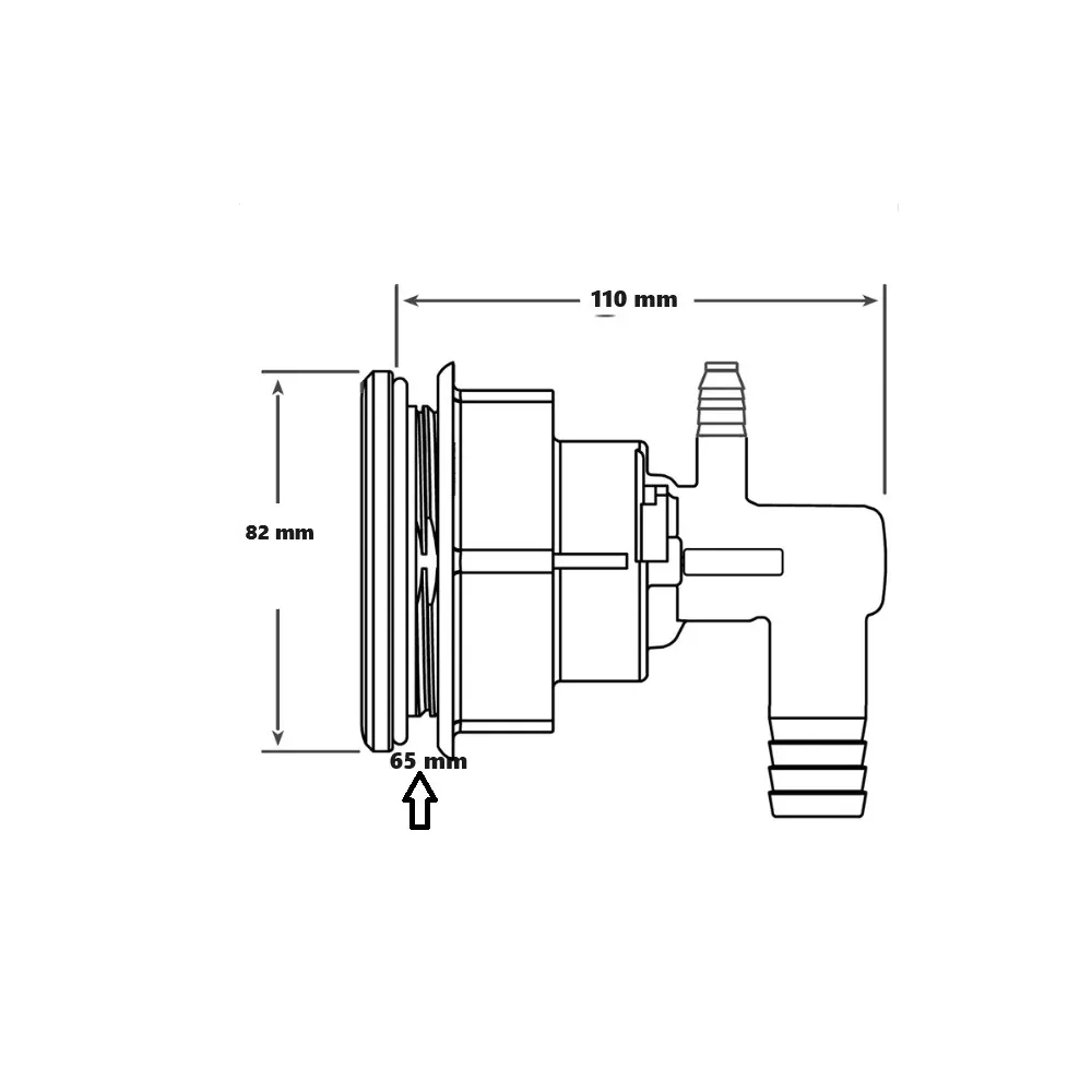 Douille Poly Storm Thread-In Jet Body Assemblies  228-0408