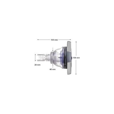 Buse 5" à visser - transparent directionnel rotative