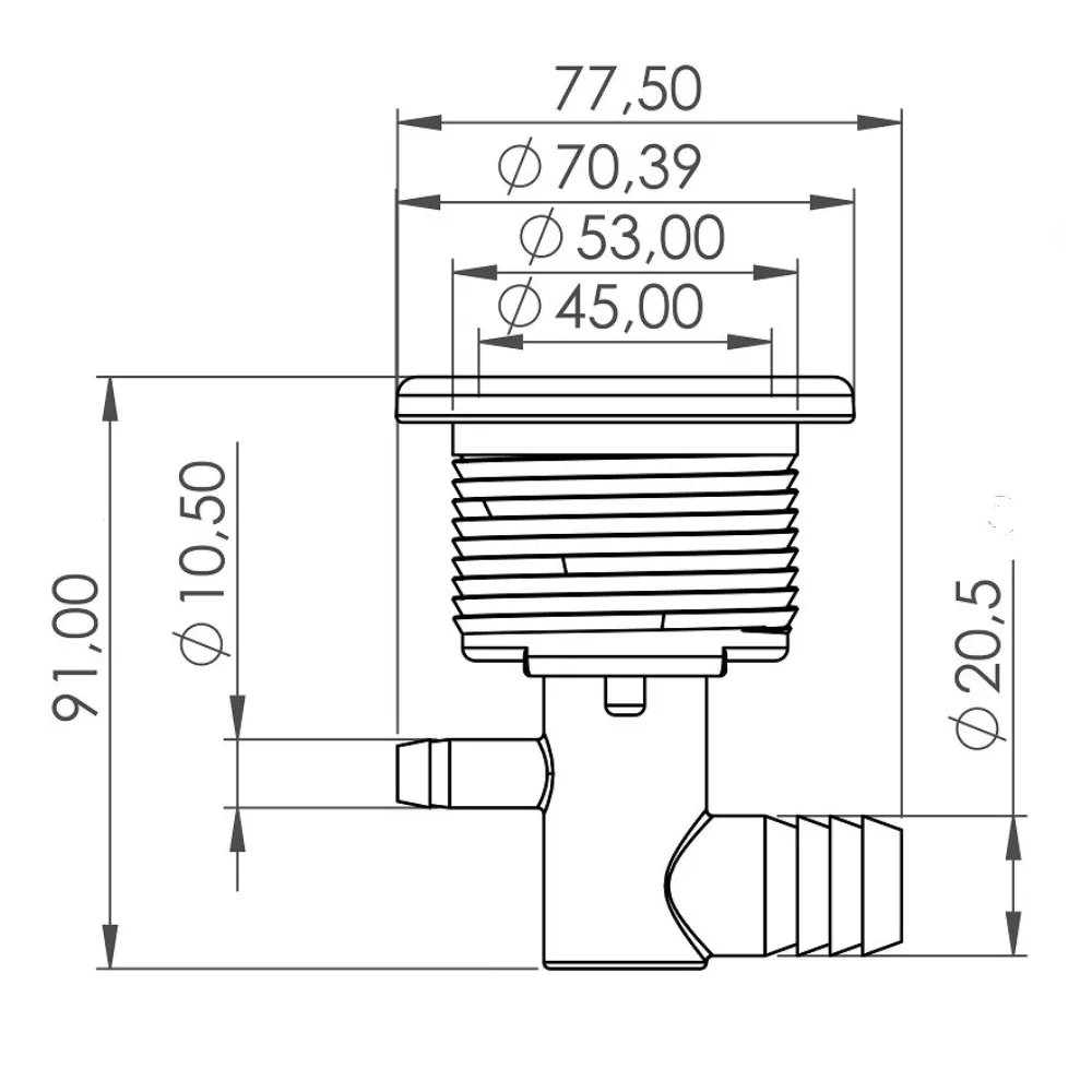 3" jet body V4 transparent set