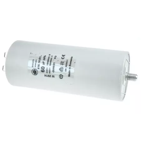 Condensateur à cosse 60μF 450V Tension: 450V Type de montage: par 4...