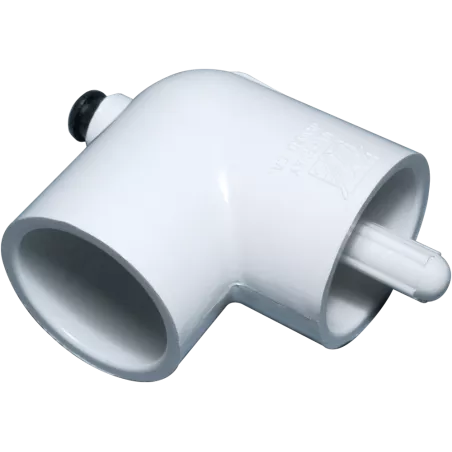 Coude 90° avec emplacement pour sonde Ce coude à 90°permet d'insére...