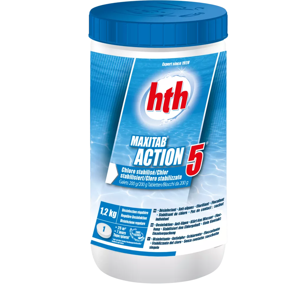MAXITAB® ACTION 5 chlore stabilisé  Avantage de ce produit Désinfec...
