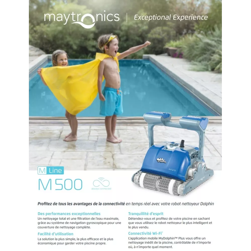 Dolphin M500 robot nettoyeur de piscine Robot nettoyeur de piscine ...