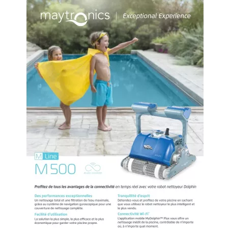 Dolphin M500 robot nettoyeur de piscine Robot nettoyeur de piscine ...