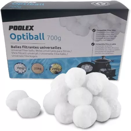 Balles filtrantes universelles pour piscine Optiball 700 g Sélectio...