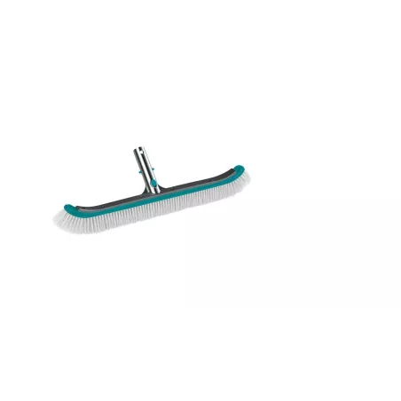 Brosse paroi murale 50 cm incurvée avec poil en PP Bouton pressoirS...