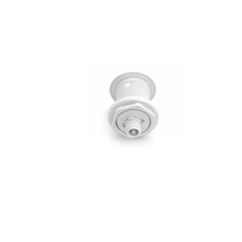 Bouton poussoir pneumatique blanc