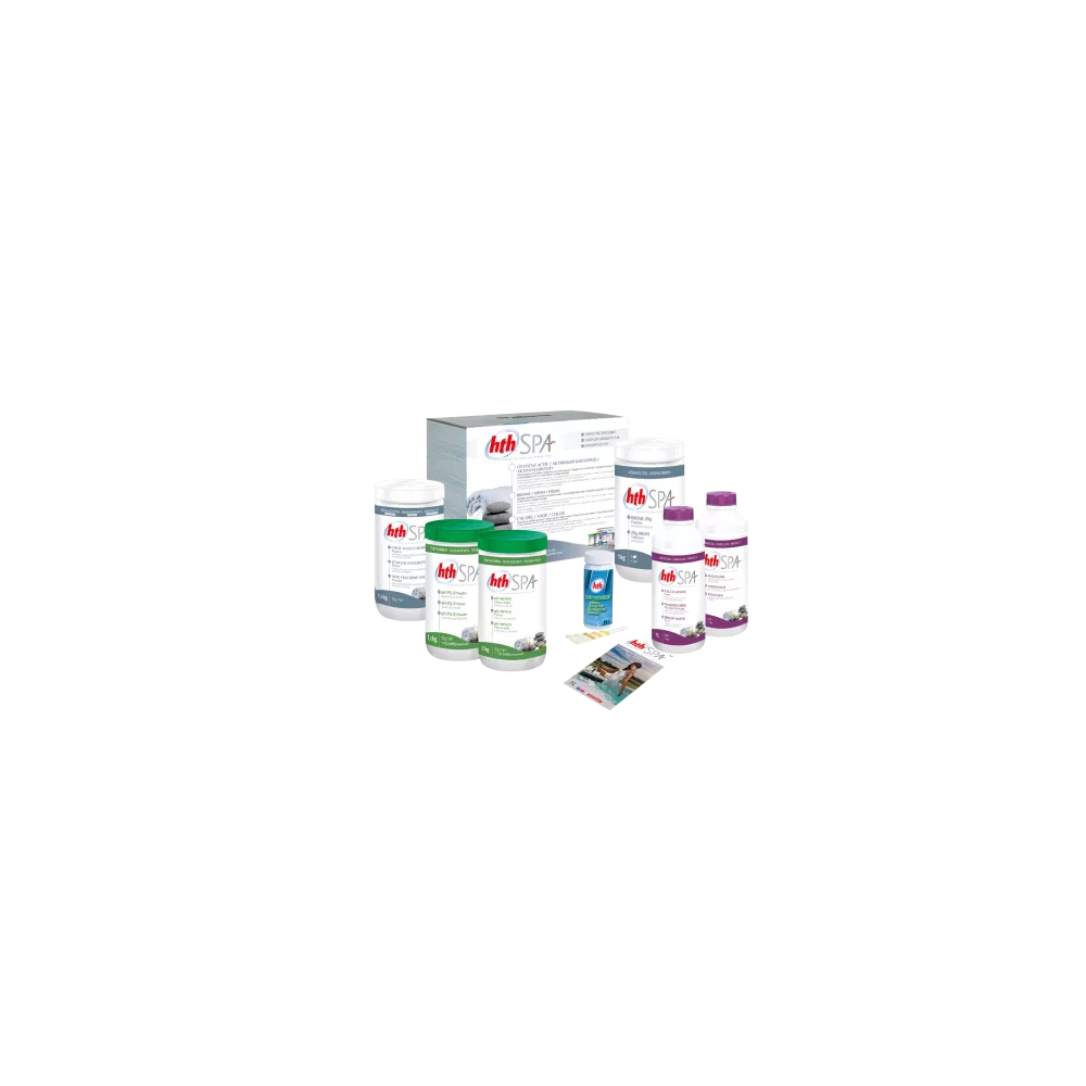 hth® - Spa COFFRET DE TRAITEMENT AU BROME Le coffret de traitement ...