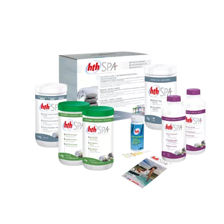 hth® - Spa COFFRET DE TRAITEMENT AU BROME Le coffret de traitement ...