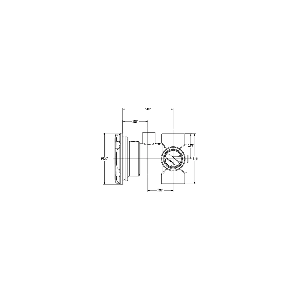 Corps de buse 3 port pour turbo jet Fonctionne comme une vanne pour...
