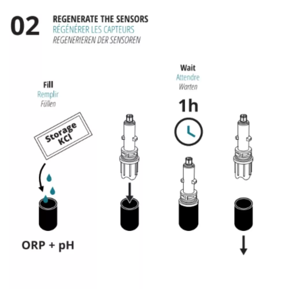Sonde conductivité (gris) compatible avec ICO pool et ICO spa La so...
