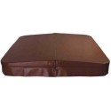 230 x 230 cm Rayon 20 cm Brown Couverture thermique de spa