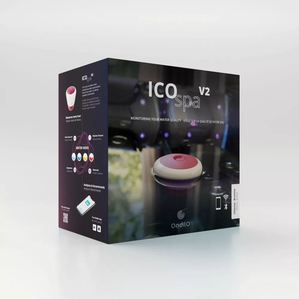 ICO SPA V2 CHLORE-BROME ESSENTIAL+ ICO est un îlot connecté qui s'o...