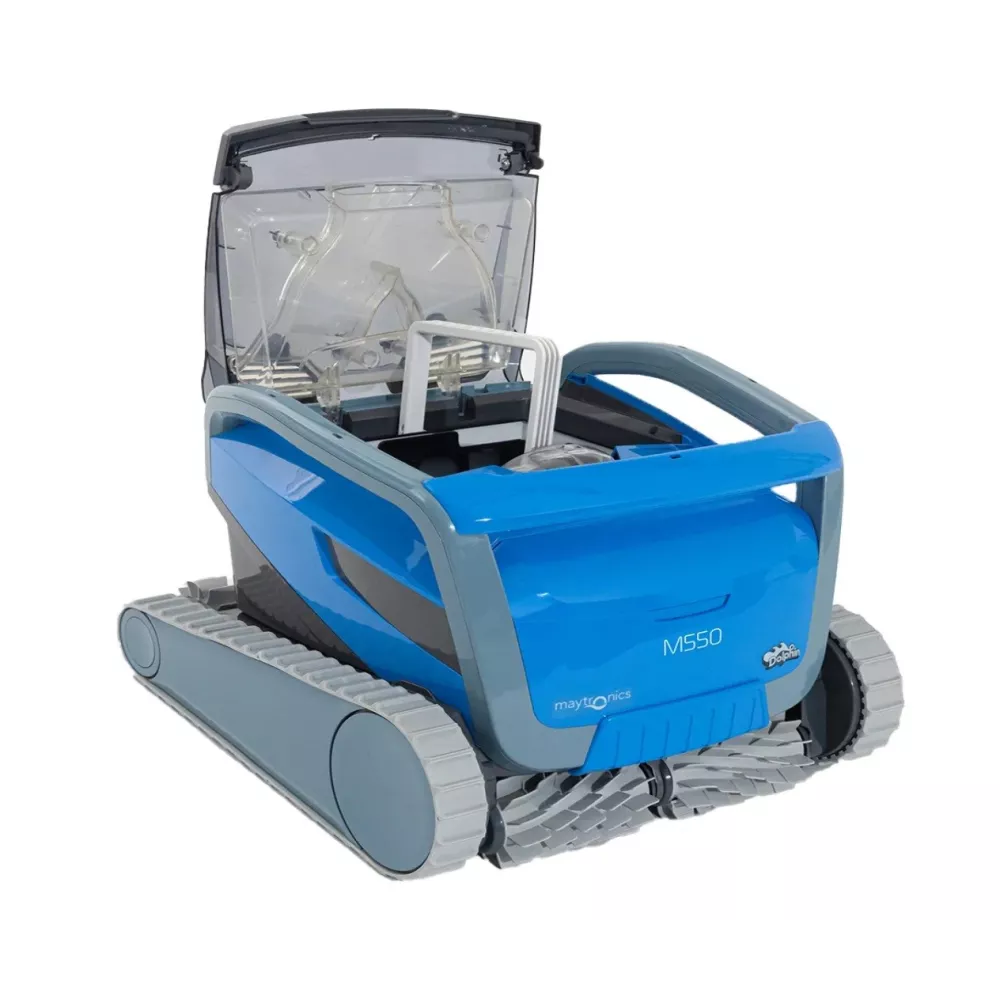 Dolphin M550 avec caddy Le robot nettoyeur Dolphin M550 de Maytroni...