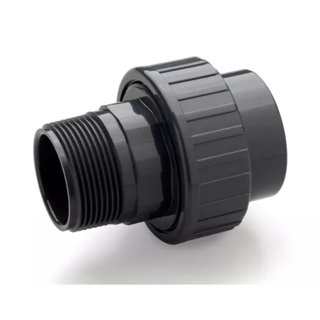Union 3 pièces PVC mixte filetée/coller 20 x 1/2"  0110091