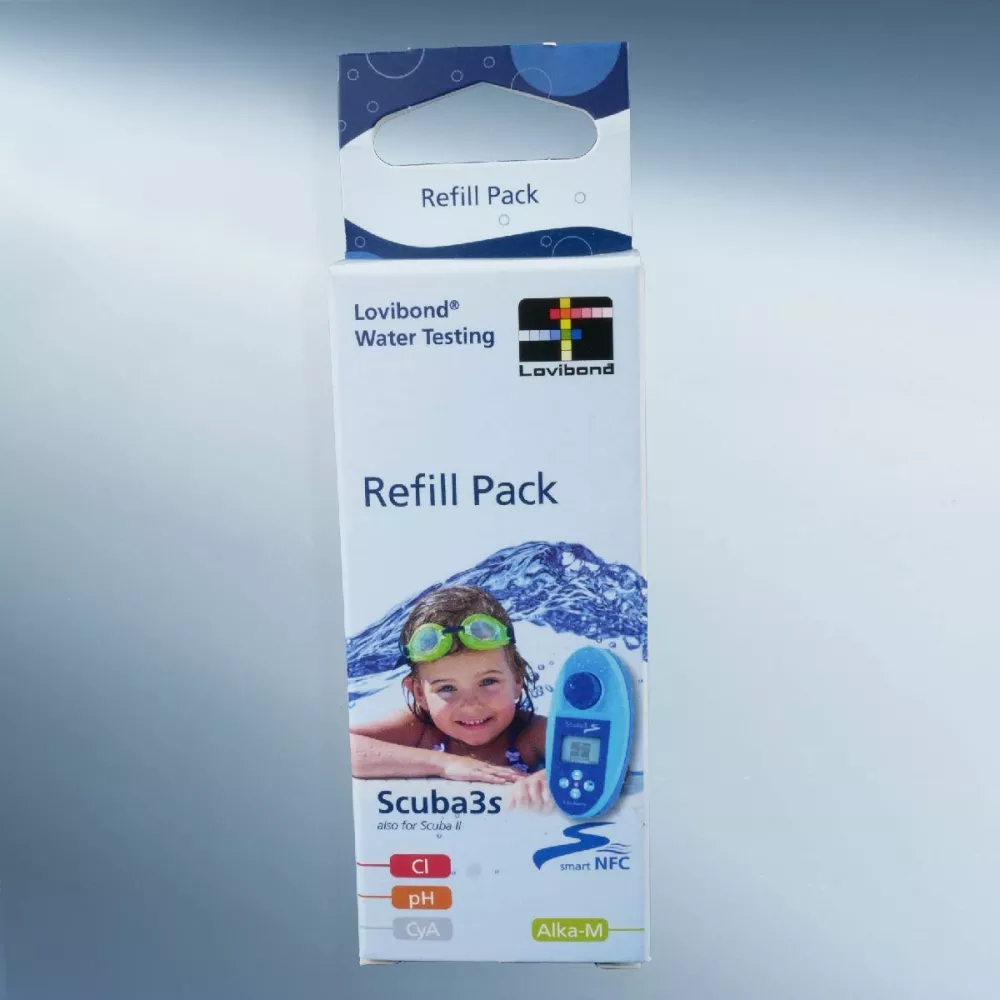 Recharge Scuba3s - Cl2 - pH - Alka-m - CyA Ce article est compatibl...