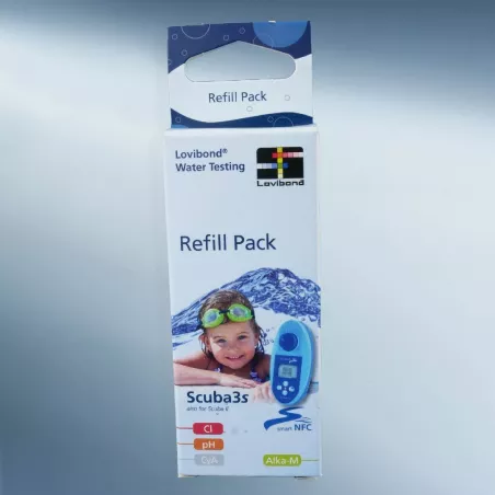 Recharge Scuba3s - Cl2 - pH - Alka-m - CyA Ce article est compatibl...