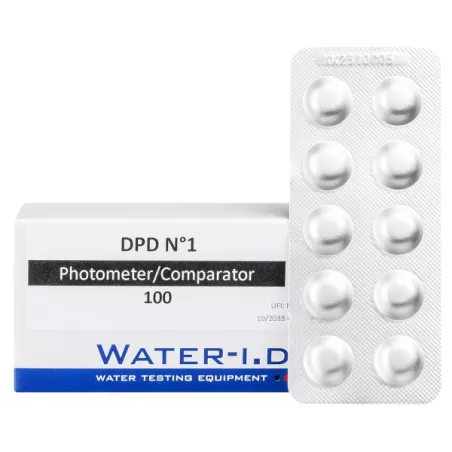 DPD N°1 pastilles d'analyse BSPD1100 fait référence à un pack de 10...