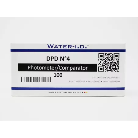 DPD n°4 Pastilles analyse pour photomètre PoolLAB Comprimés de rech...