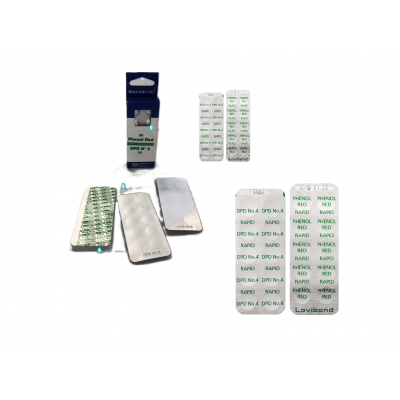 Phenolrot und DPD N° 4 Testtabletten