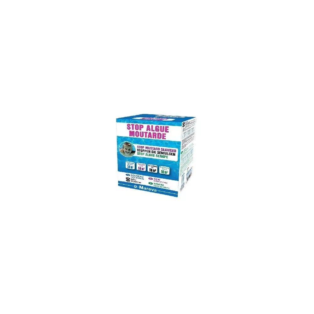 KIT STOP-ALGUE MOUTARDE 3 kg Ce Kit de traitement contient les deux...