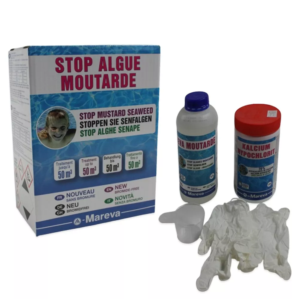 KIT STOP-ALGUE MOUTARDE 3 kg Ce Kit de traitement contient les deux...