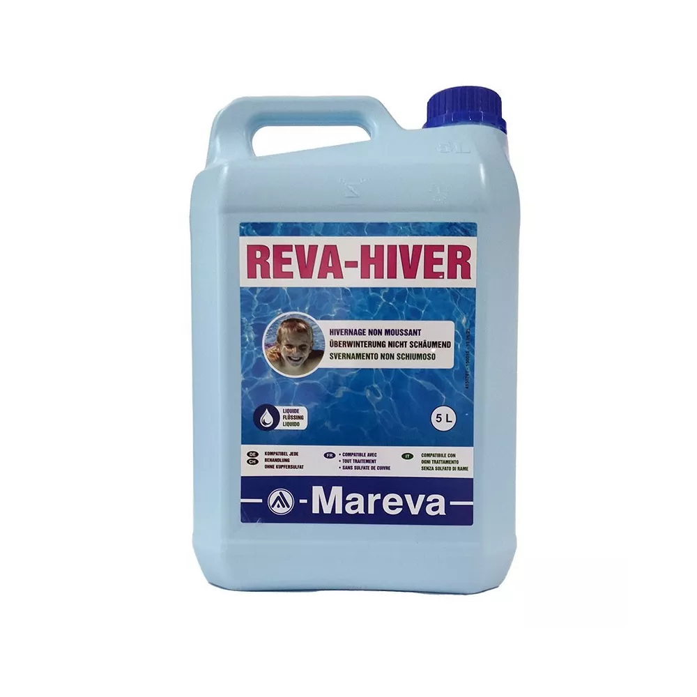 Reva-hiver 5L produit d'hivernage piscine  *** Utilisez les produit...