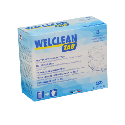 Welclean tab nettoyant pour filtre