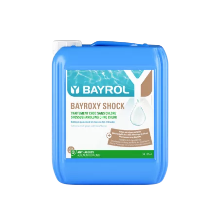 Bayroxy Shock - 10 L Liquide à base d‘oxygène actif. Traitement cho...