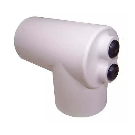Coude à 90° - 1 1/2" S x 1 1/2" S - avec 2 puits thermométriques et...