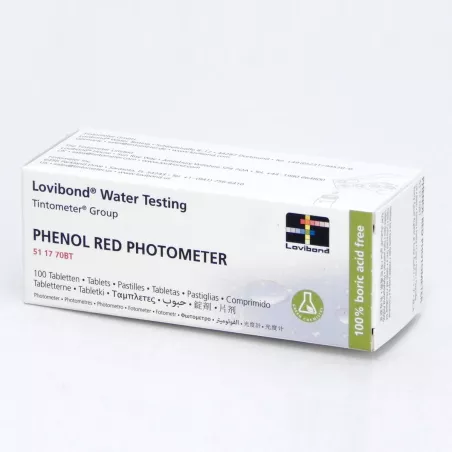 Phenol Red pastilles pour Photomètre Mesurer rapidement le chlore t...