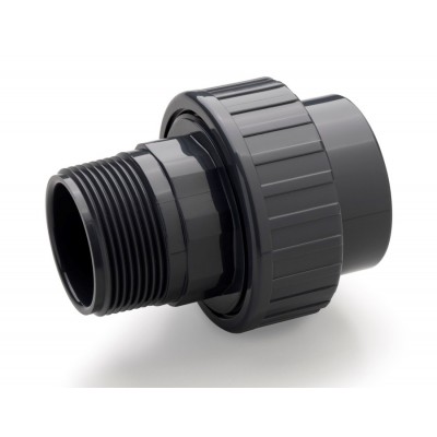 Union 3-teiliges PVC-Mischgewebe, Gewinde/Klebeverbindung...