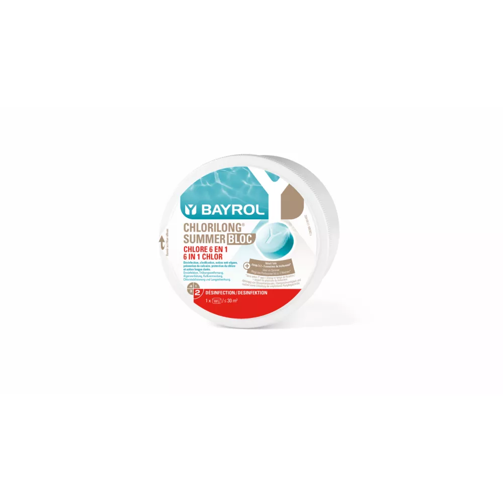 Chlorilong® SUMMER Bloc Idéal l'été en cas d'absence prolongée Jusq...