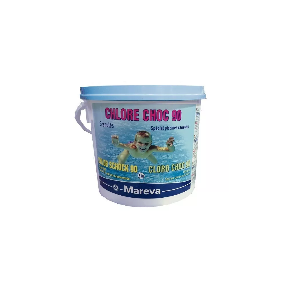 CHLORE CHOC 90 - 5Kg CHLORE CHOC 90 SPÉCIAL PISCINES CARRELÉES Les ...