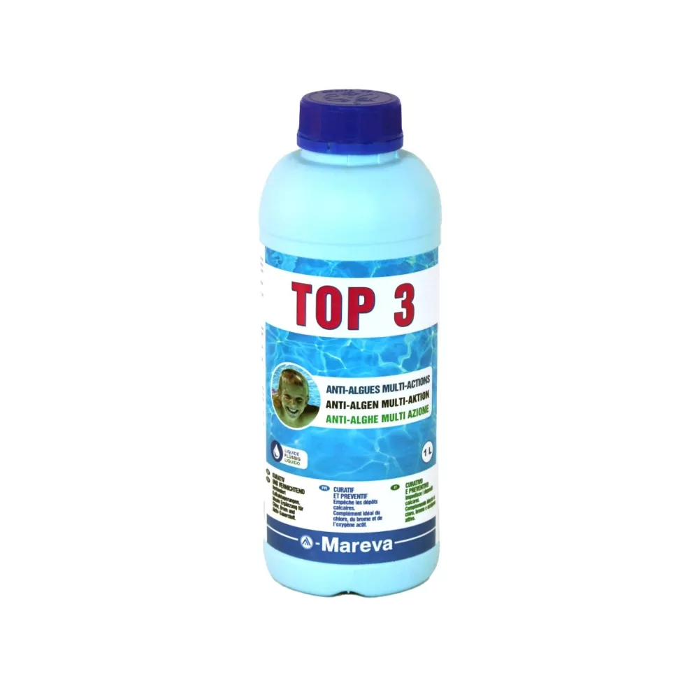 ANTIA-ALGUES MULTI ACTION TOP 3 La triple action de Anti-Algues TOP...