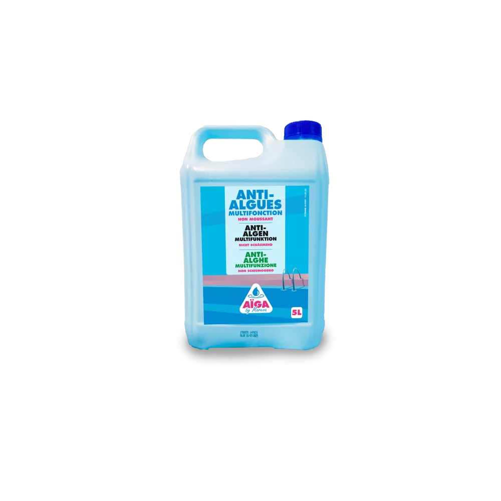 Anti-algues multifonction non moussant 5L ANTI-ALGUES MULTIFONCTION...