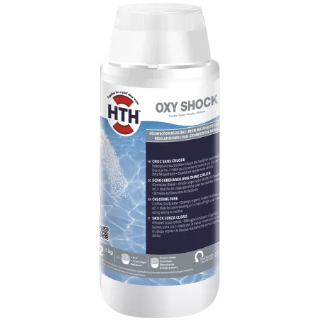 HTH OXY SHOCK TRAITEMENT CHOC A L’OXYGÈNE ACTIF Poudre à l’oxygène ...