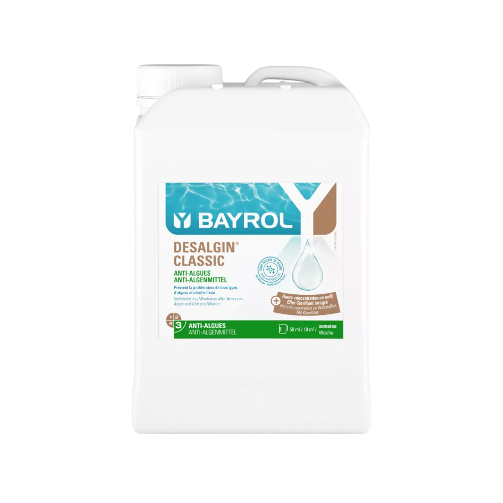 Désalgine CLASSIC 3 l concentré anti algues liquide peu moussant De...