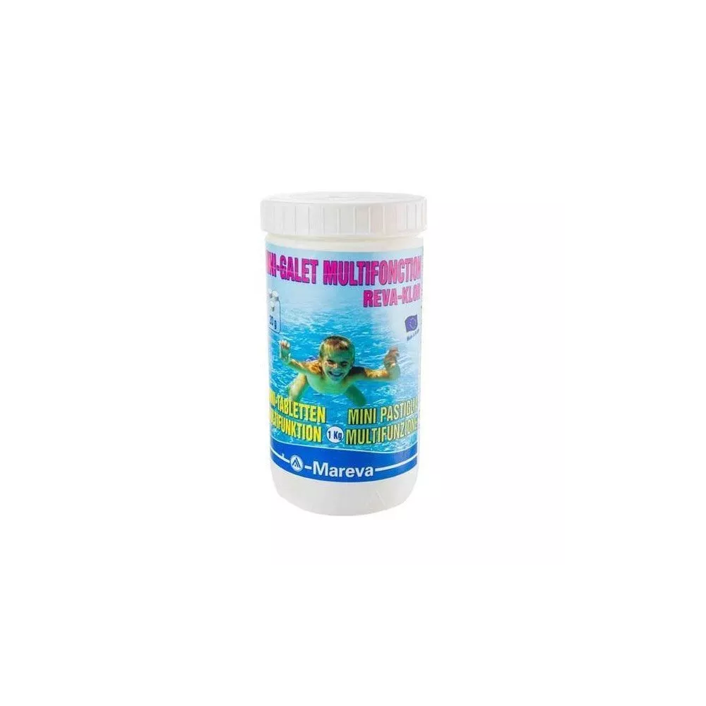 Reva-Klor Mini Multi – Multifunktions-Chlor Mini-Tabletten 20g (1kg)
