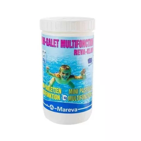 Reva-Klor Mini Multi – Chlore multifonction mini-galets 20g (1kg) C...