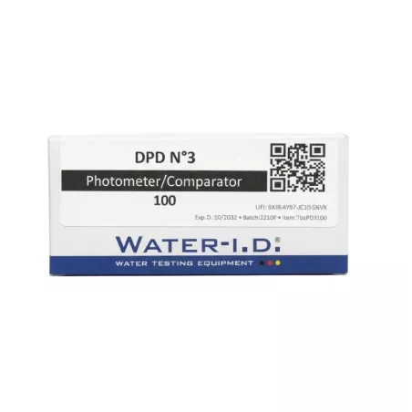 TbsPD3100 — Comprimés réactifs DPD n°3 · Chlore total · Boîte de 100